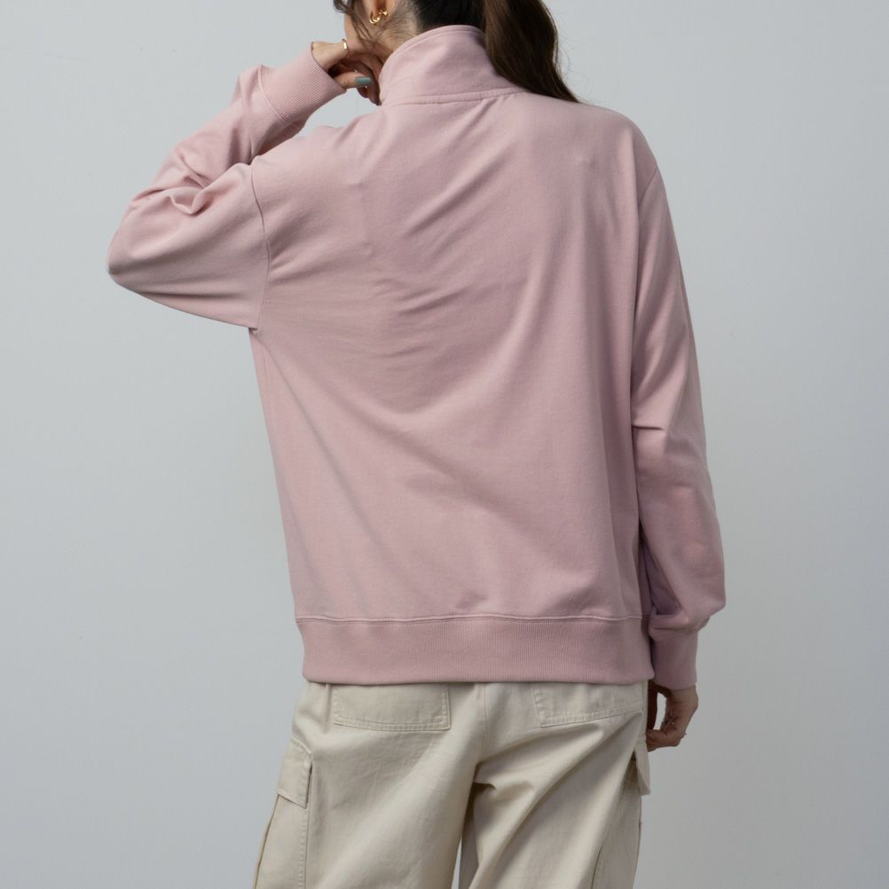Dickies  ミニ裏毛ハーフジップトレーナー レディース商品画像-6