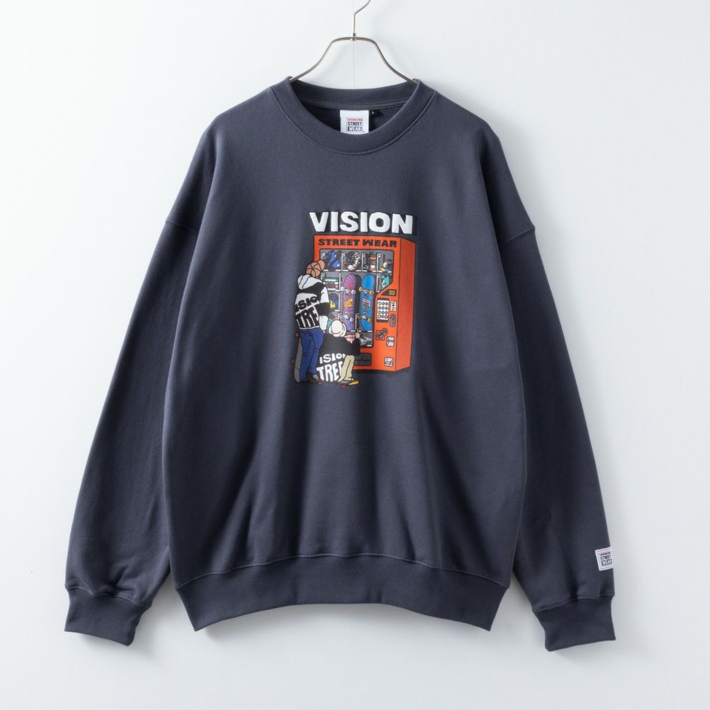 VISION STREET WEAR スケボー自販機トレーナー メンズ
