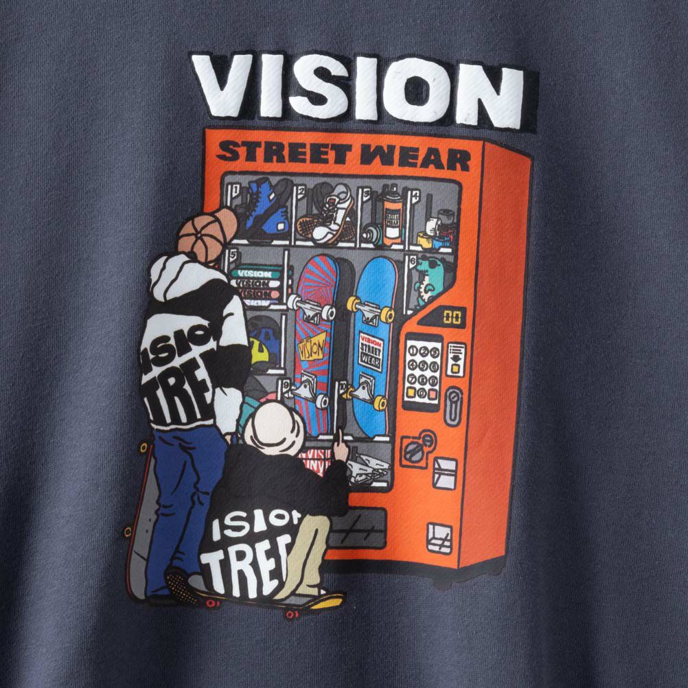 VISION STREET WEAR スケボー自販機トレーナー メンズ