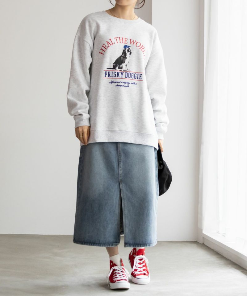 アニマルフォトプリントトレーナー メンズ商品画像-5