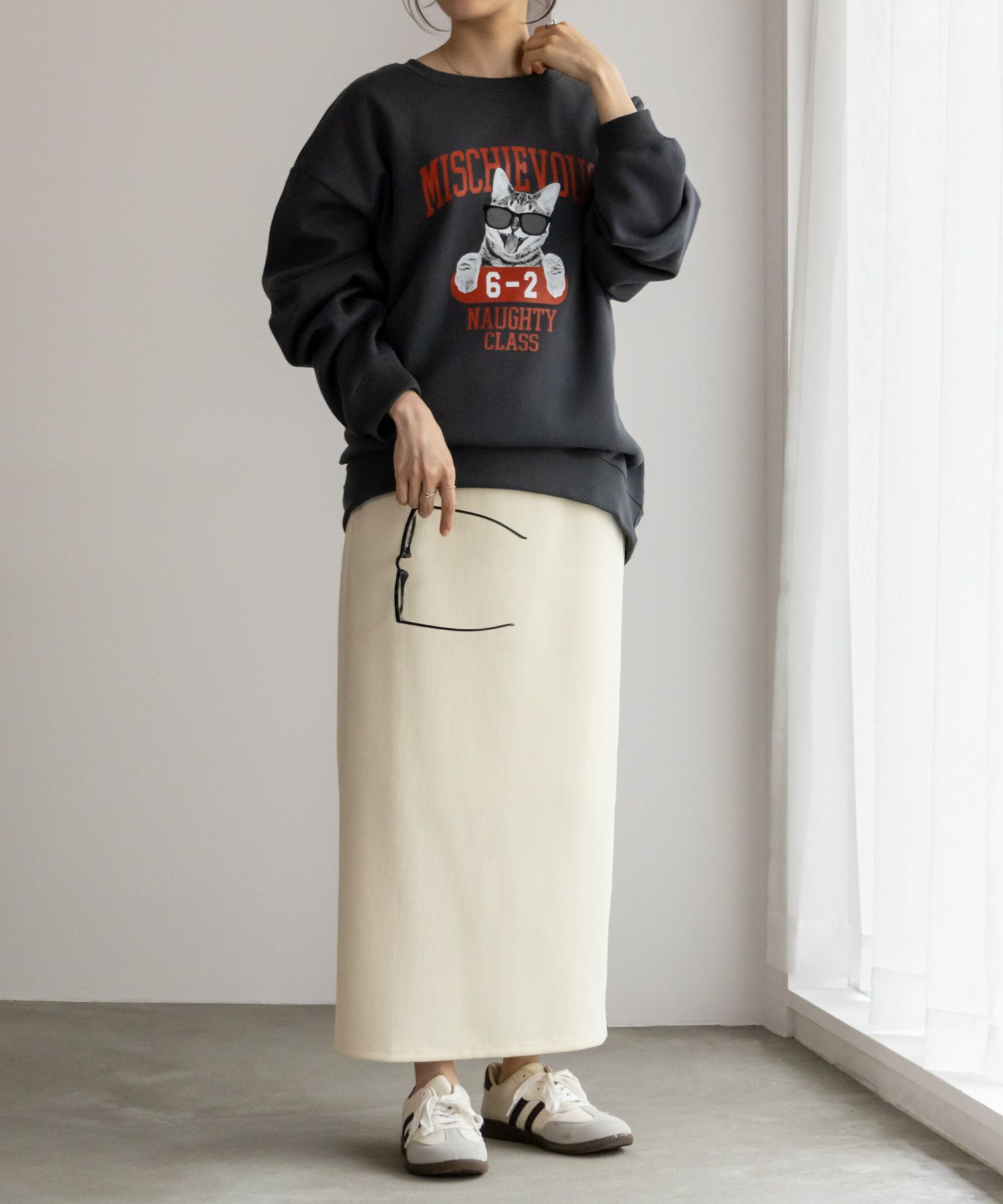 アニマルフォトプリントトレーナー メンズ商品画像-6