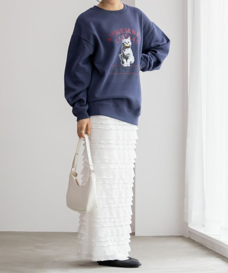 アニマルフォトプリントトレーナー メンズ商品画像-8