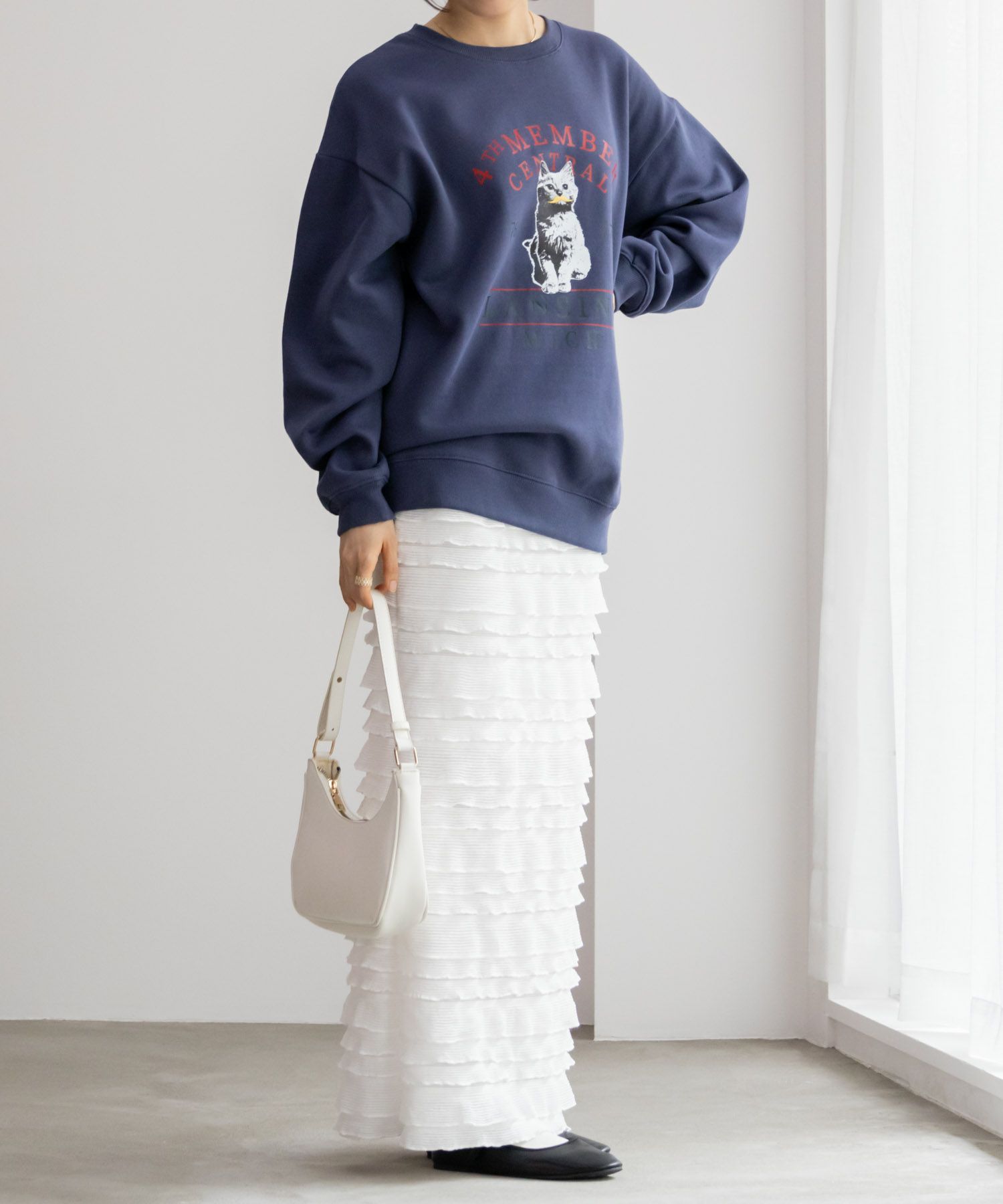 アニマルフォトプリントトレーナー メンズ商品画像-8