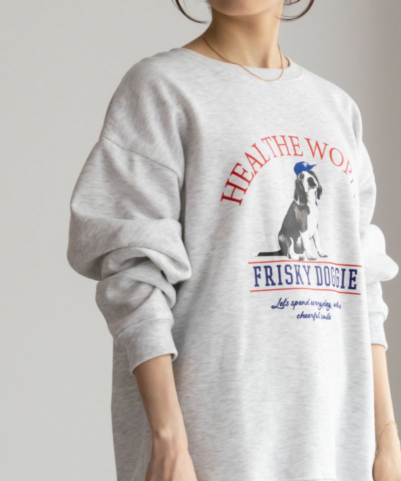 アニマルフォトプリントトレーナー メンズ商品画像-13