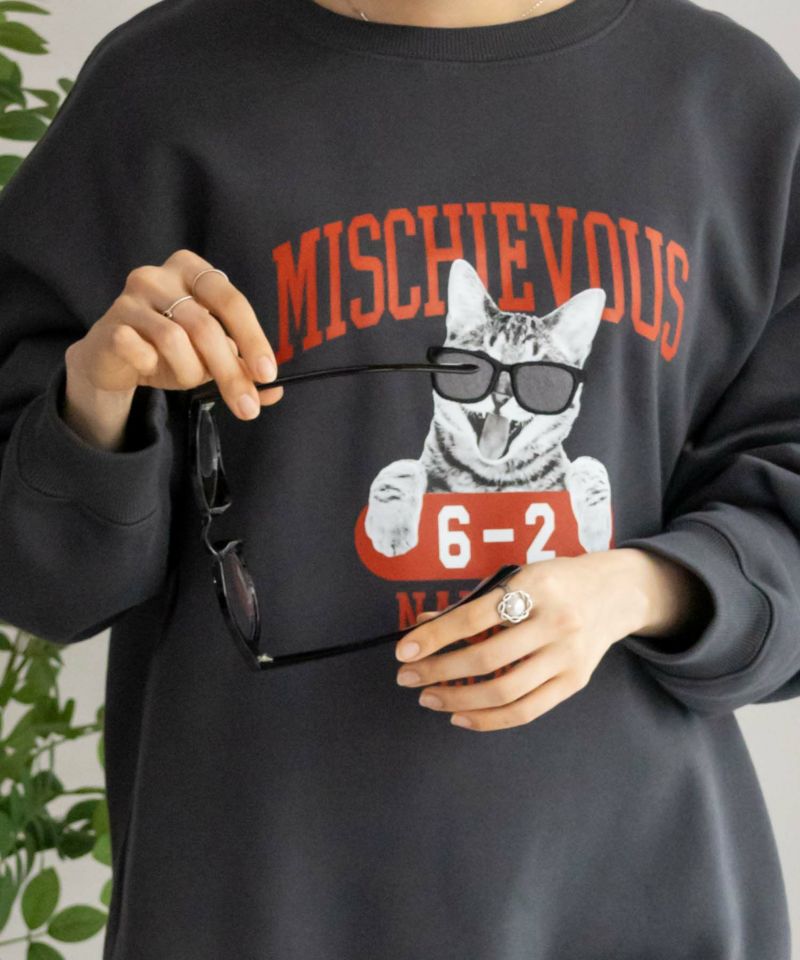 アニマルフォトプリントトレーナー メンズ商品画像-14