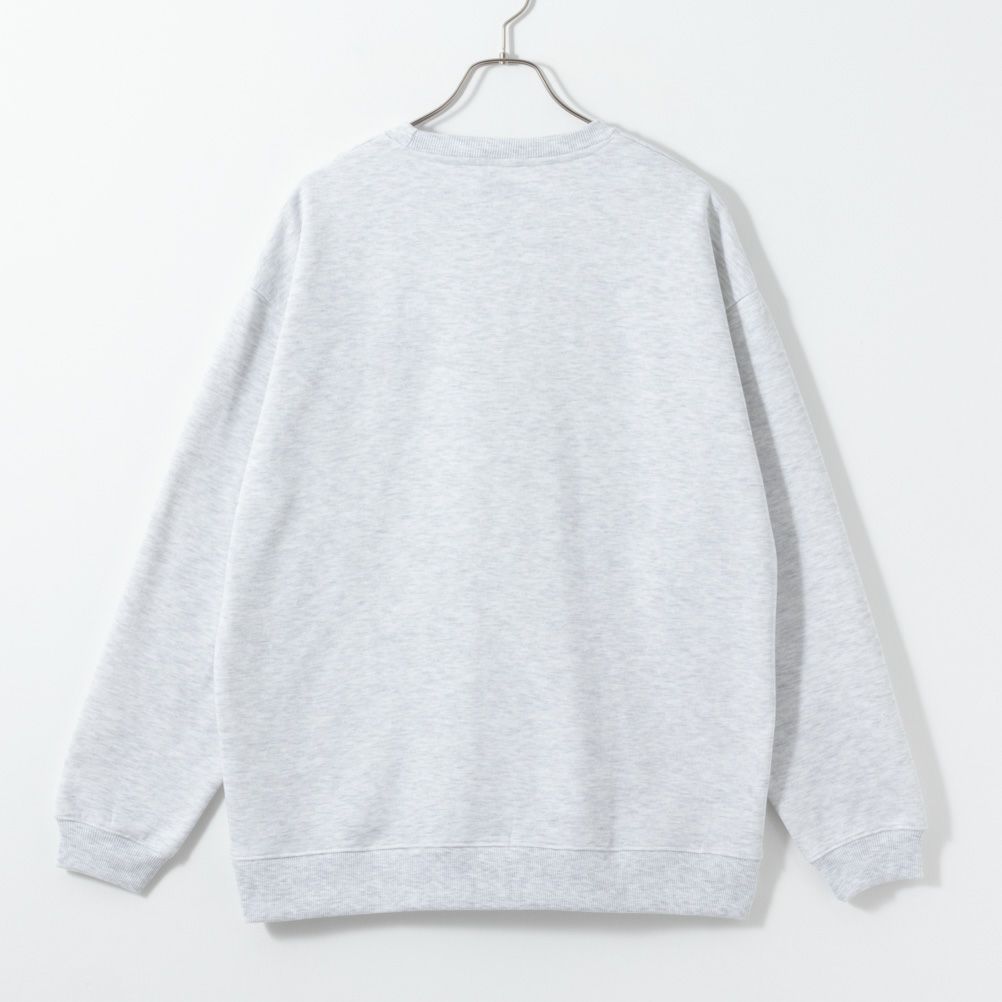 アニマルワンポイント刺繍トレーナー メンズ