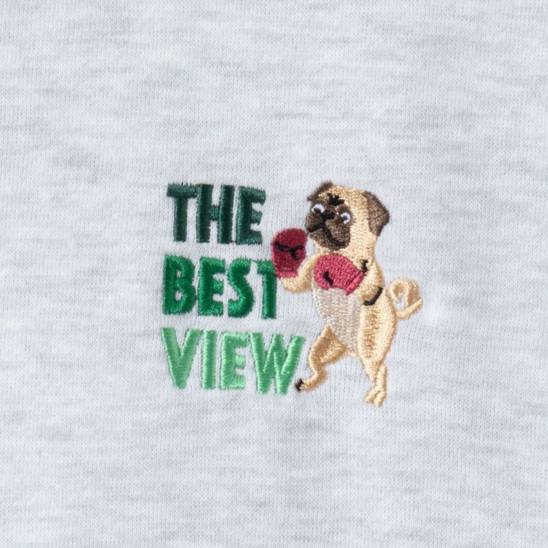 アニマルワンポイント刺繍トレーナー メンズ商品画像-10