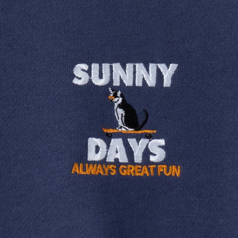 アニマルワンポイント刺繍トレーナー メンズ商品画像-12