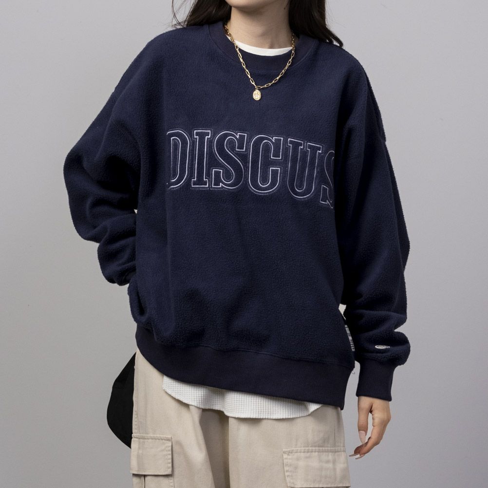 DISCUS シープボア刺繍トレーナー レディース商品画像-3