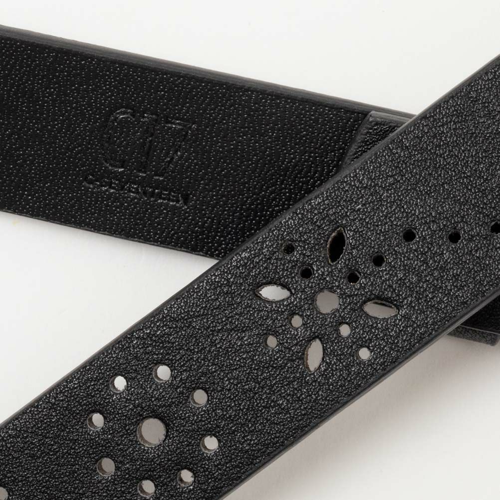 C17  25mm幅パンチングベルト レディース商品画像-8