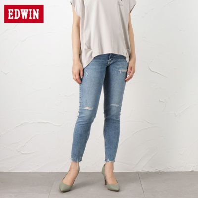EDWIN  essentials スキニーデニムパンツ レディース