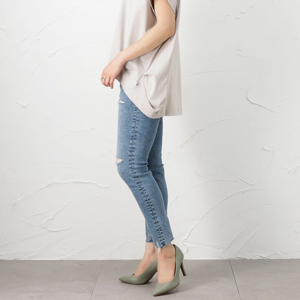 EDWIN essentials スキニーデニムパンツ レディース