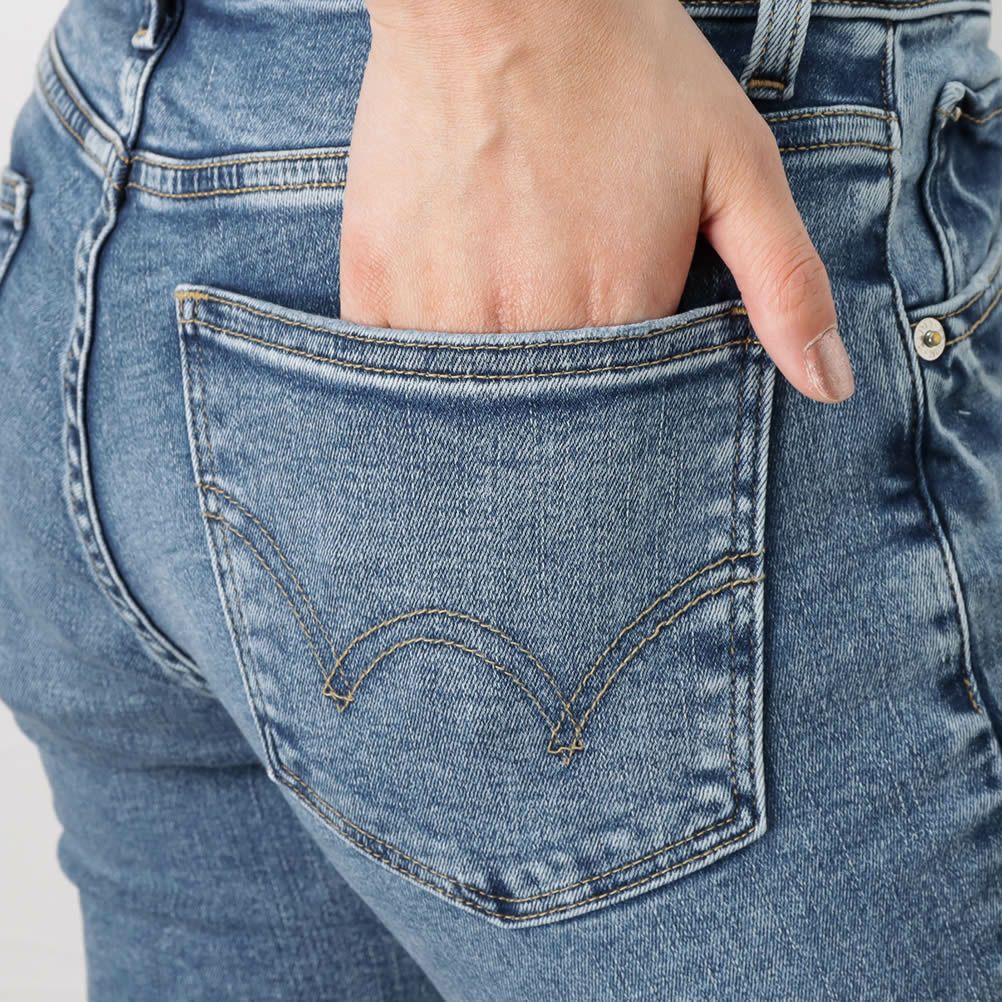 EDWIN  essentials スキニーデニムパンツ レディース商品画像-11