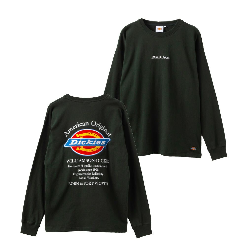 Dickies  バックロゴ刺繍長袖Tシャツ メンズ商品サムネイル-4