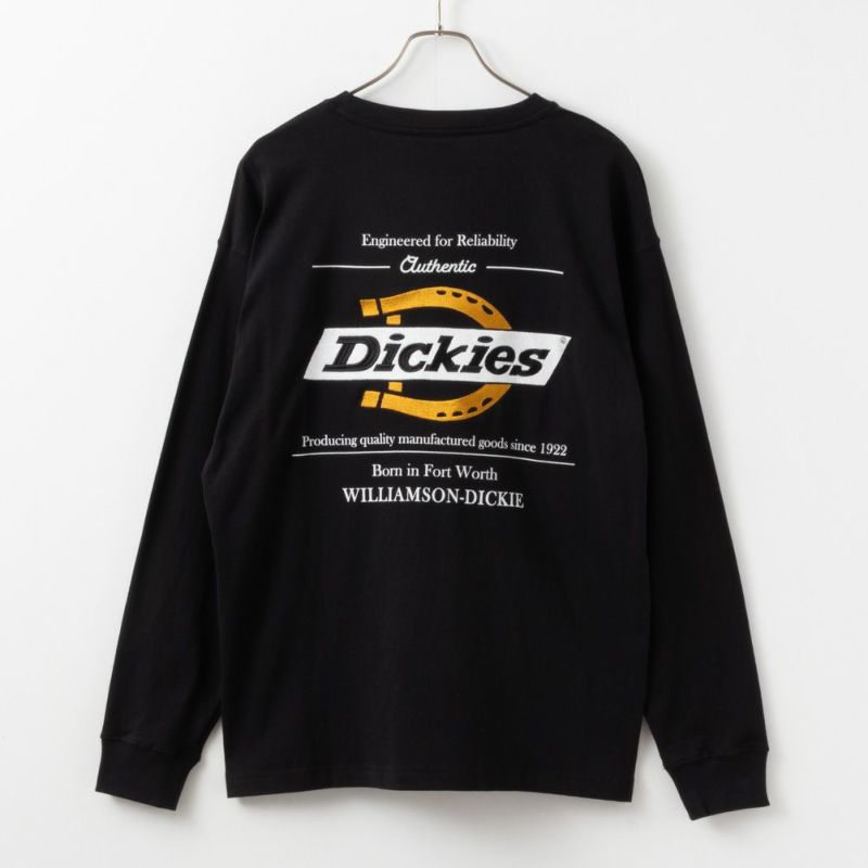 Dickies バックロゴ刺繍長袖Tシャツ メンズ