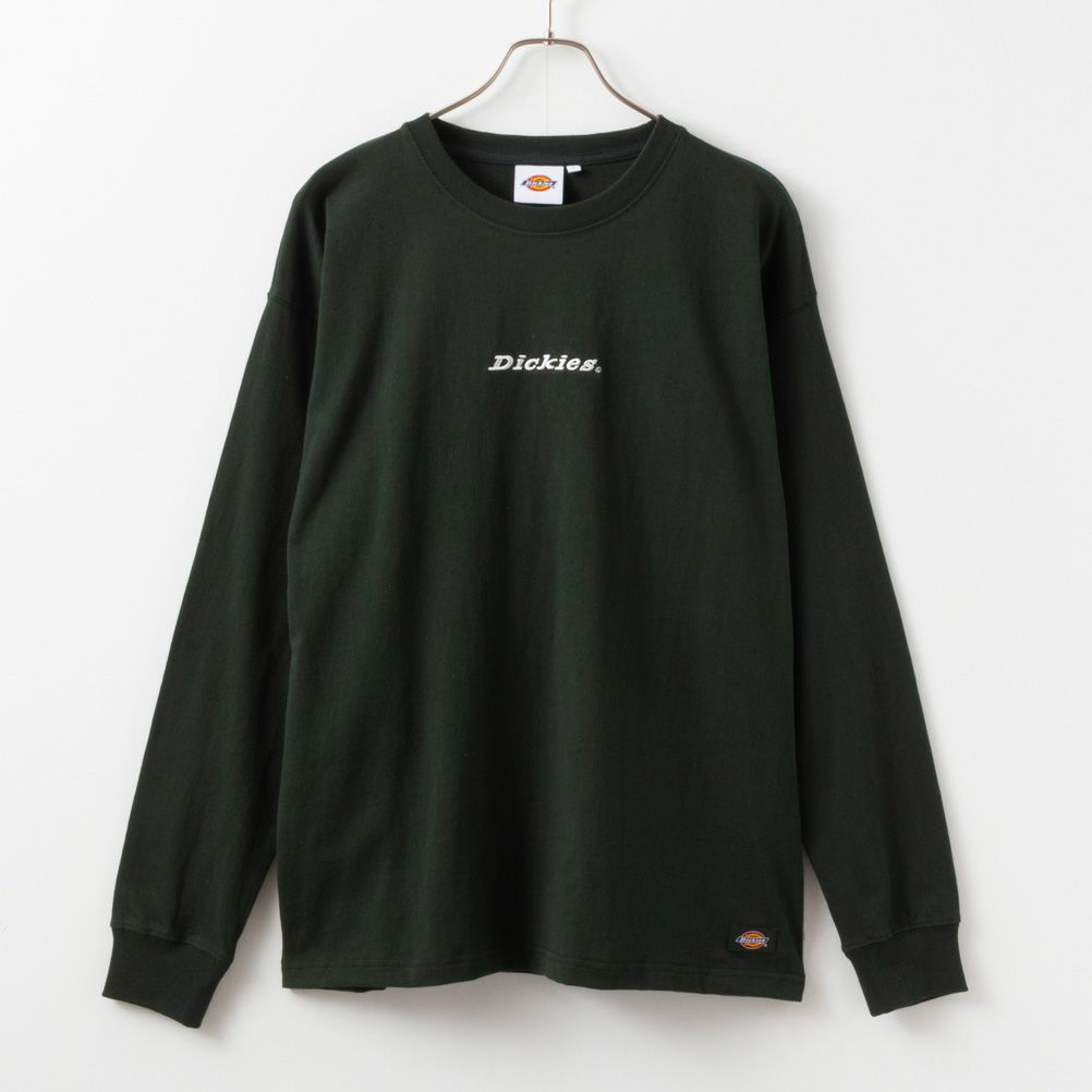 Dickies バックロゴ刺繍長袖Tシャツ メンズ