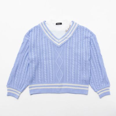 RICH MIX  レイヤード風フェイクニット キッズ