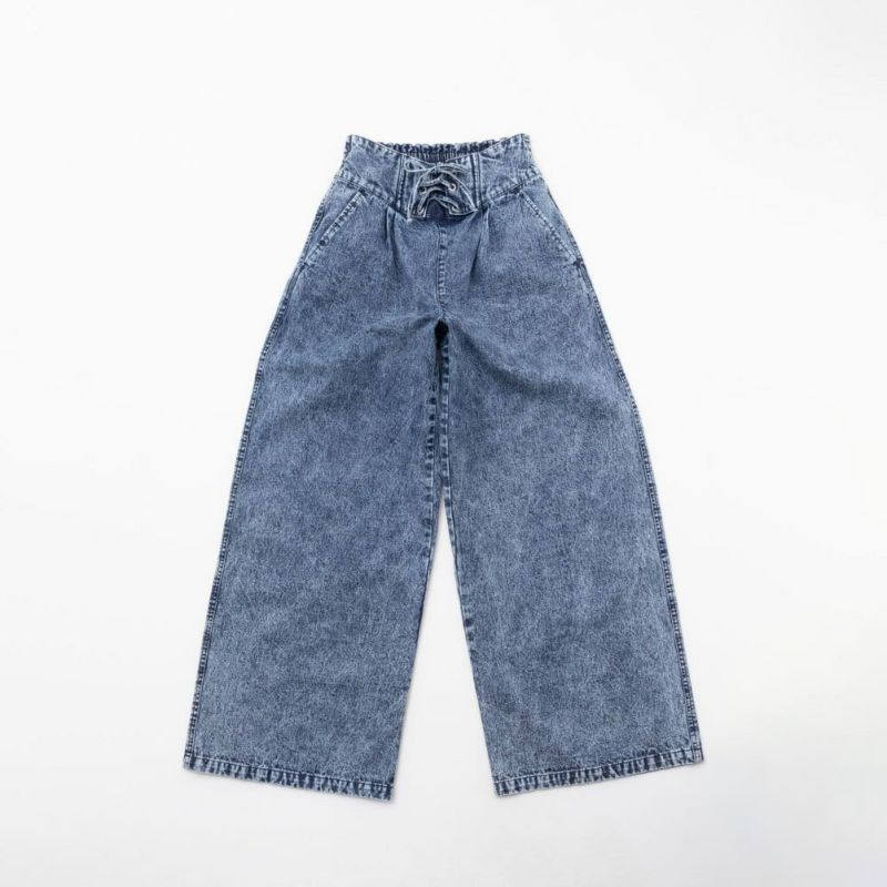 RICH MIX  デニムワイドパンツ キッズ商品画像-1