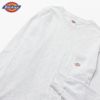 Dickies 無地ポケット長袖Tシャツ メンズ