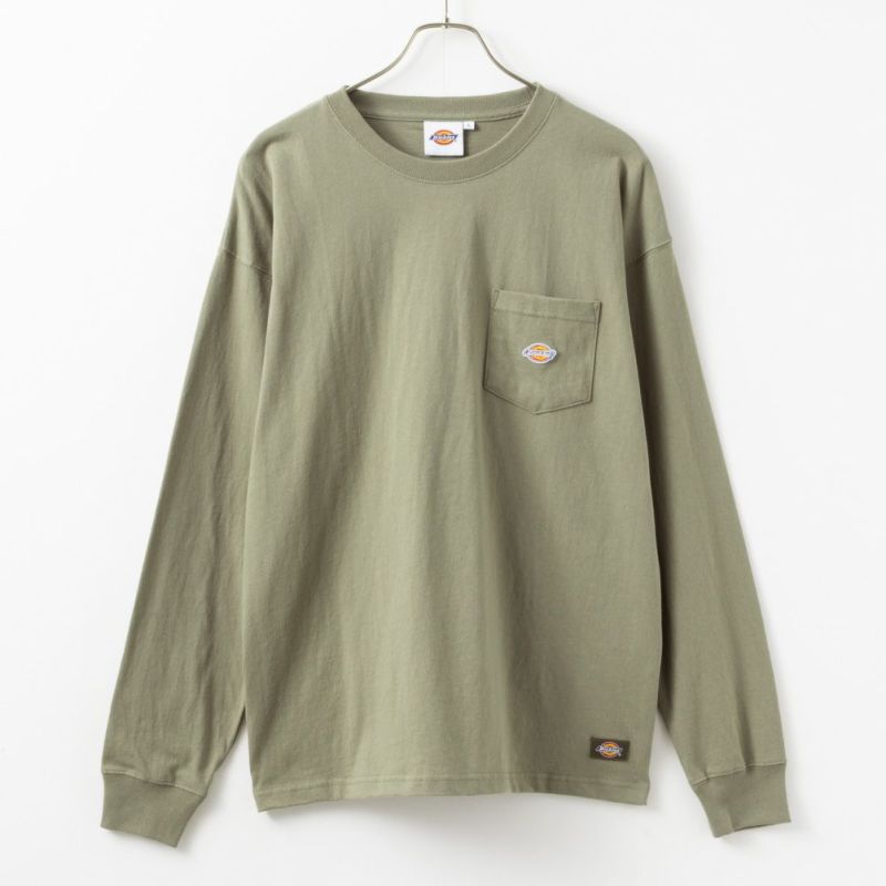 Dickies  無地ポケット長袖Tシャツ メンズ商品画像-8