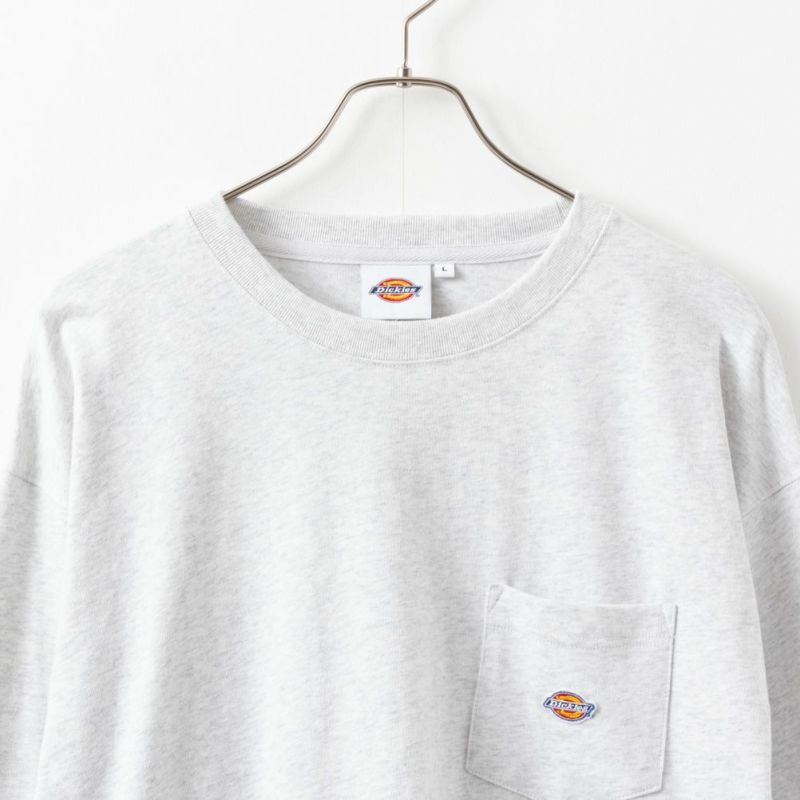 Dickies 無地ポケット長袖Tシャツ メンズ