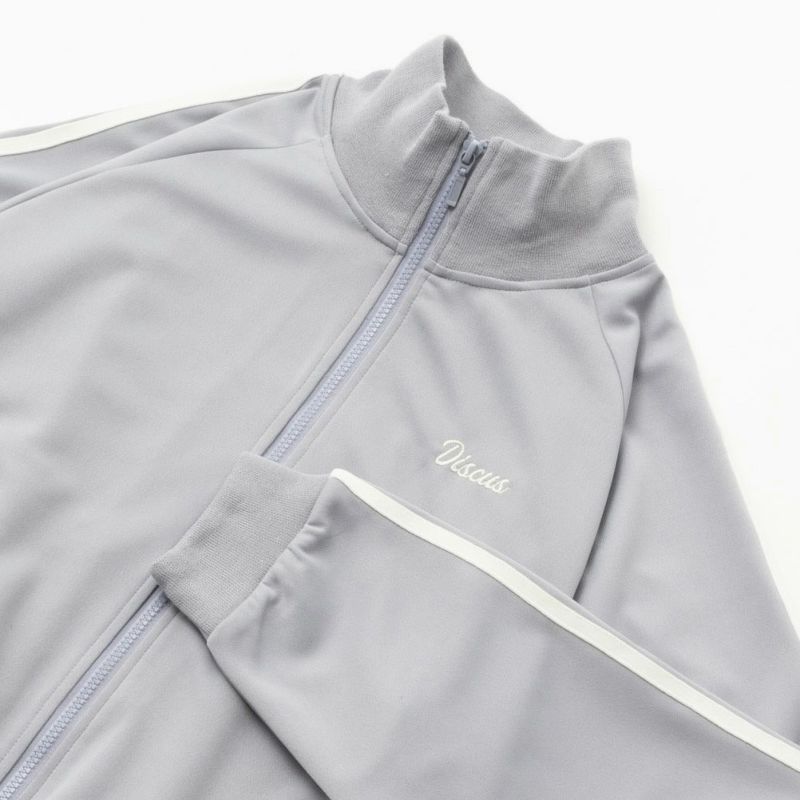 DISCUS  ポンチ素材 ライントラックジャケット レディース商品画像-2