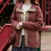 LOGOS PARK シープボアアウター レディース