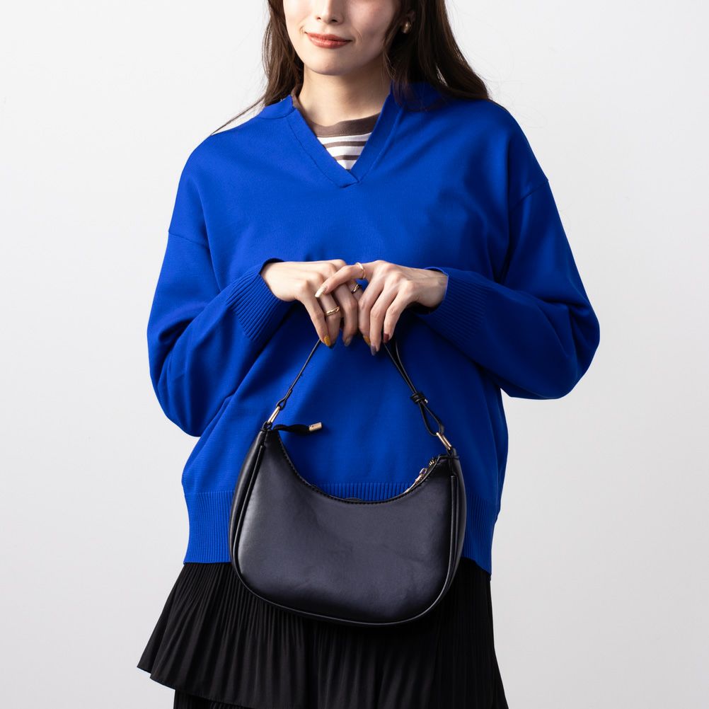 NAVY  スポンディングニットプルオーバー レディース商品画像-3