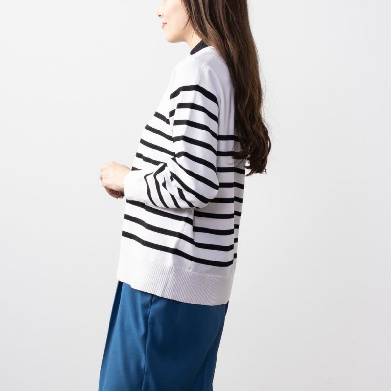 NAVY  スポンディングニットプルオーバー レディース商品画像-6