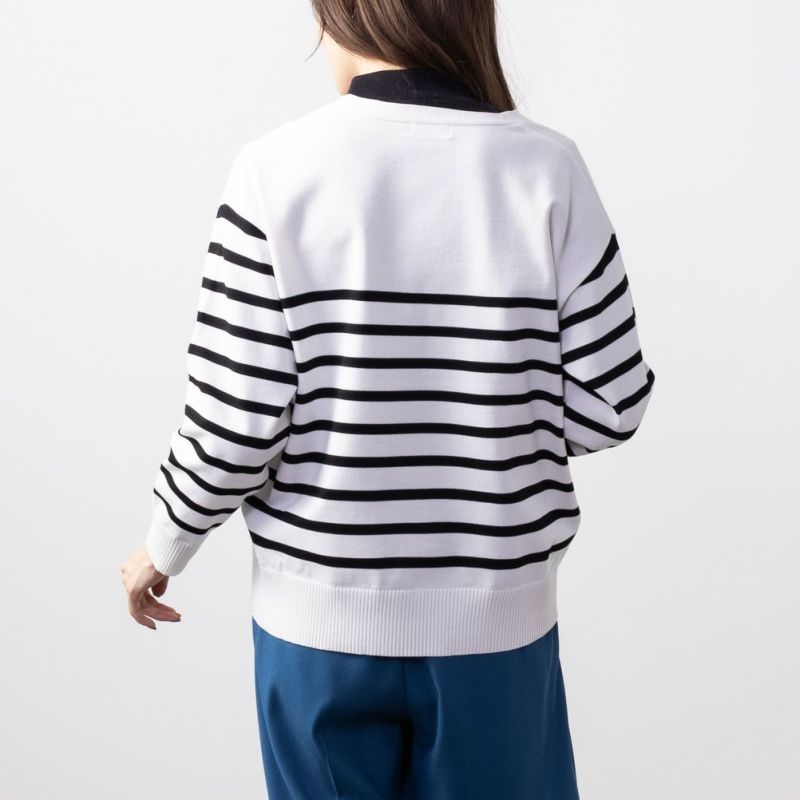 NAVY  スポンディングニットプルオーバー レディース商品画像-7