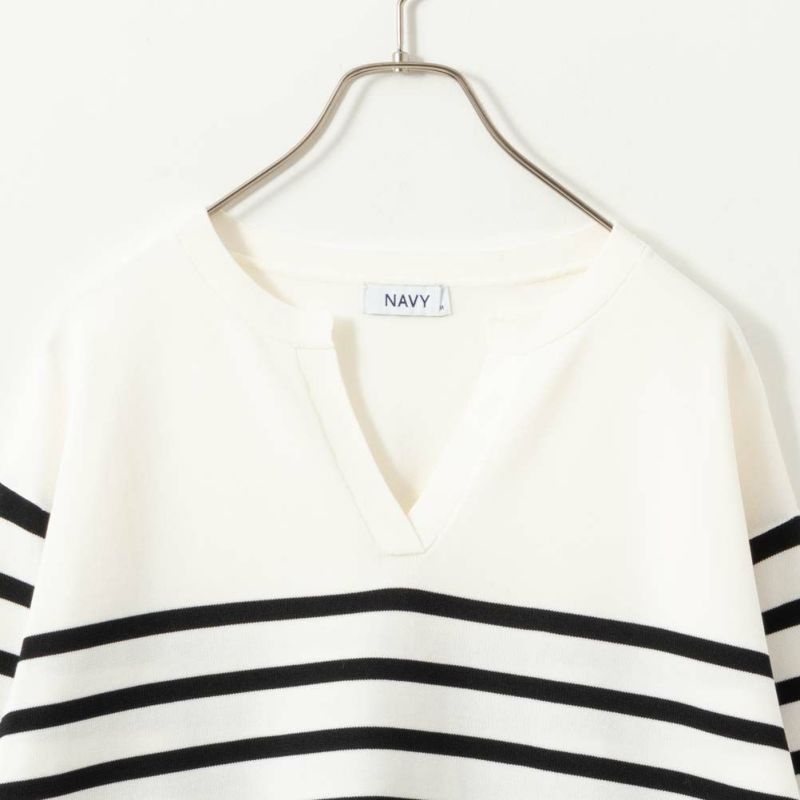 NAVY  スポンディングニットプルオーバー レディース商品画像-16