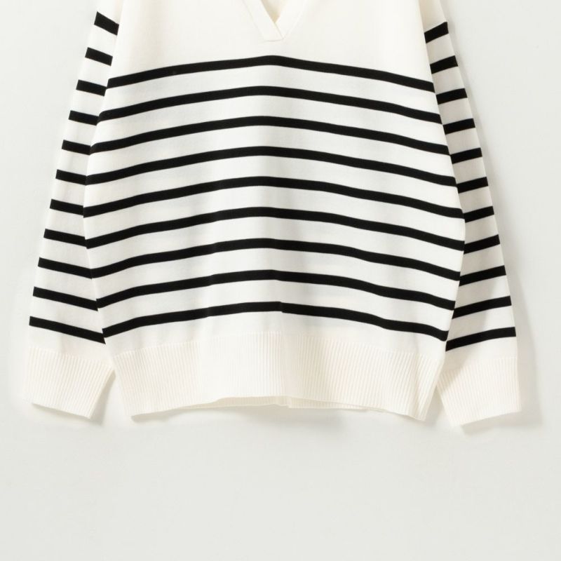 NAVY  スポンディングニットプルオーバー レディース商品画像-17