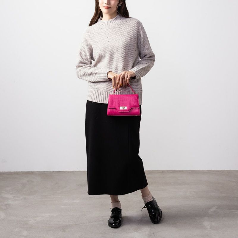 [さらに50%OFF]NAVY  ネップモックニット レディース商品画像-7