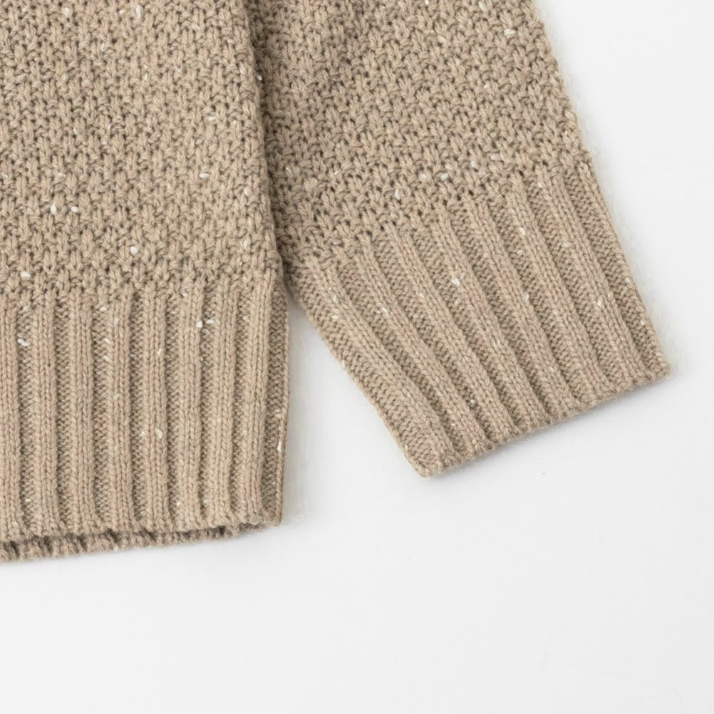 NAVY ネップモックニット レディース