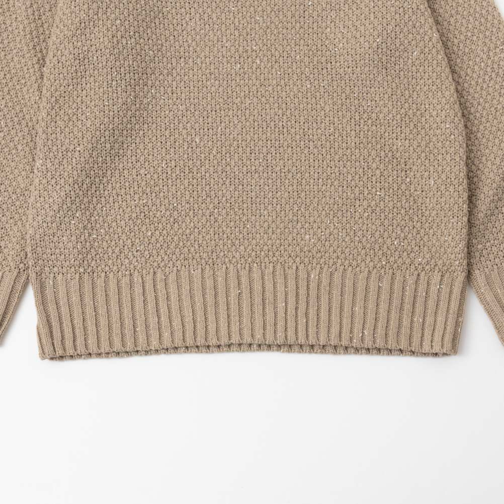 NAVY ネップモックニット レディース