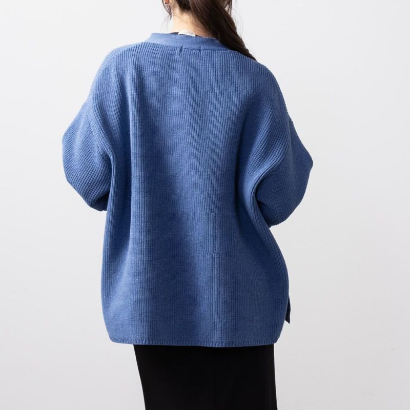 NAVY  スポンディングカーディガン レディース商品画像-8