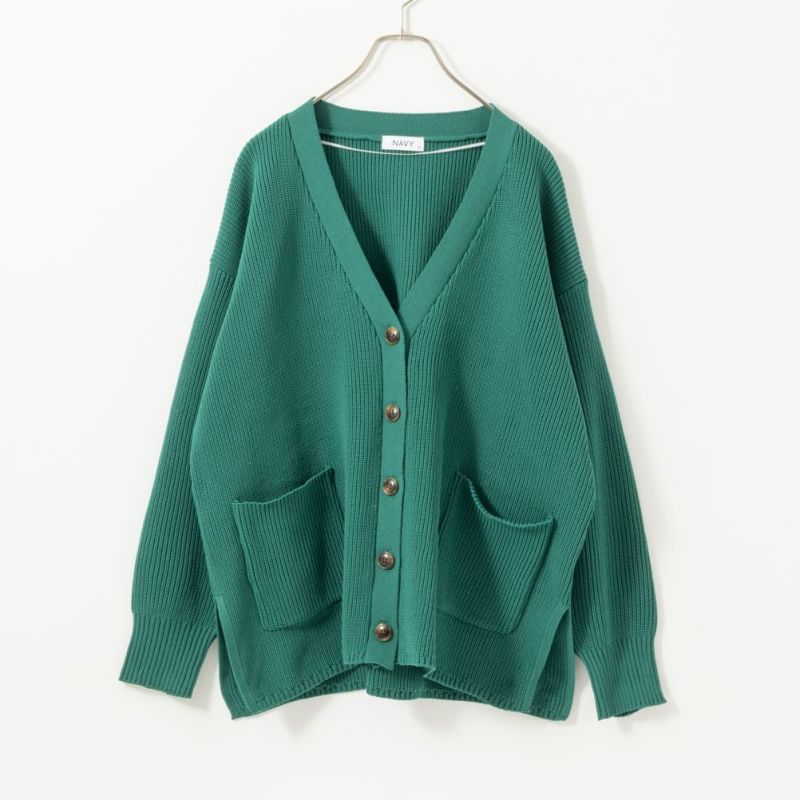 NAVY  スポンディングカーディガン レディース商品画像-17