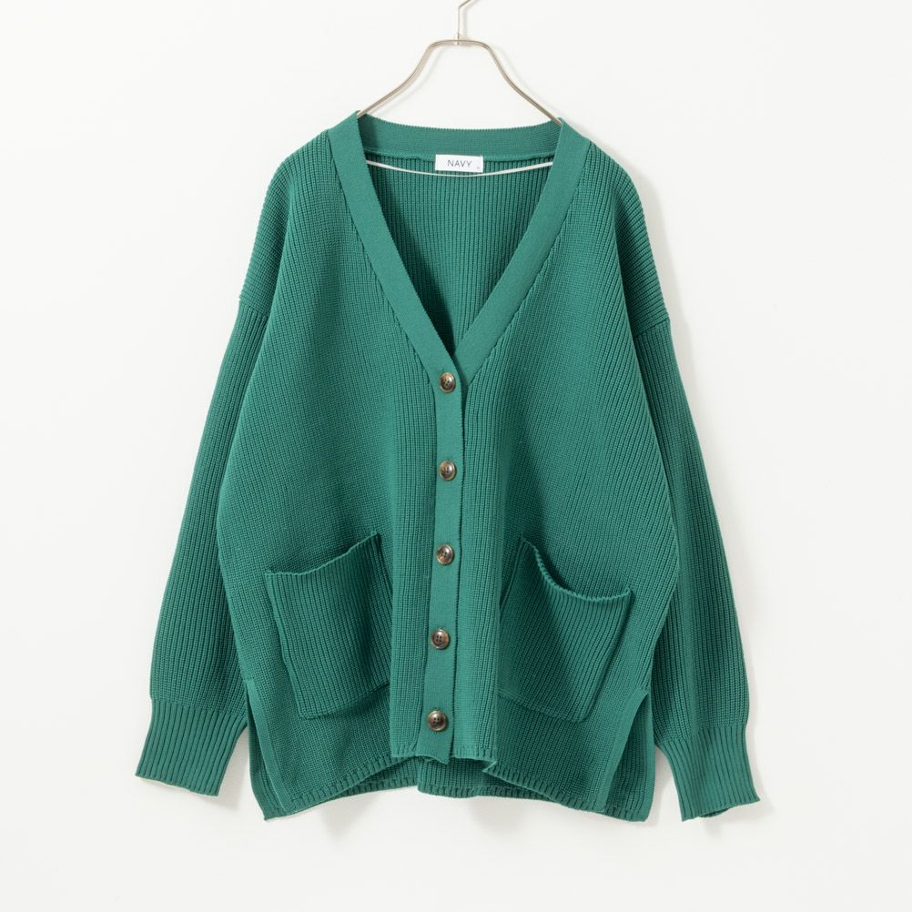 NAVY スポンディングカーディガン レディース