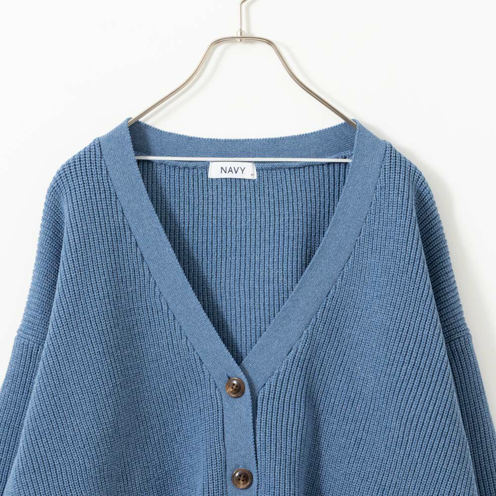 NAVY スポンディングカーディガン レディース