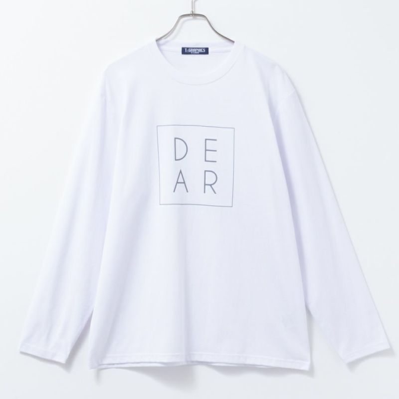 T-GRAPHICS  ボックスプリント長袖Tシャツ メンズ商品画像-3