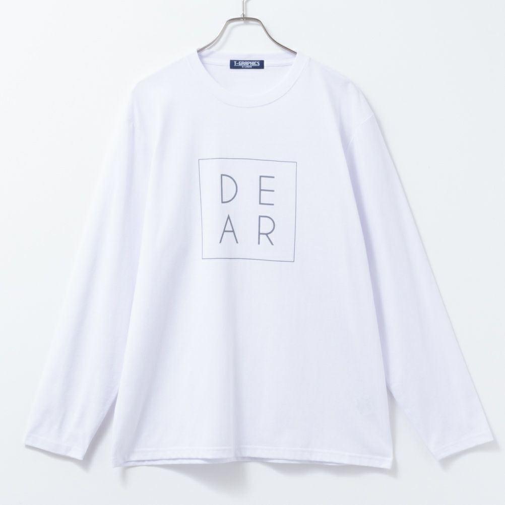 T-GRAPHICS  ボックスプリント長袖Tシャツ メンズ商品サムネイル-3