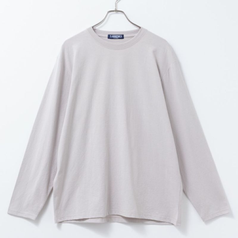 T-GRAPHICS  ボックスプリント長袖Tシャツ メンズ商品画像-9