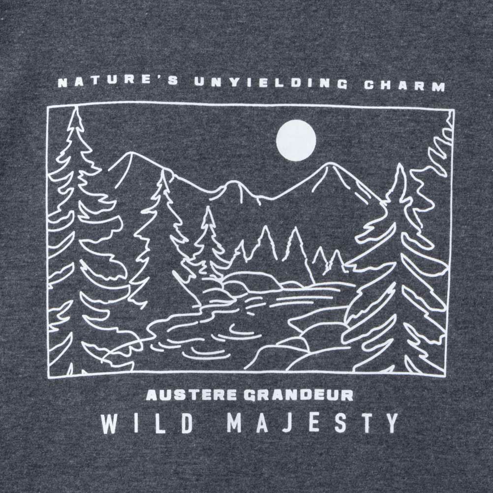 T-GRAPHICS ボックスプリント長袖Tシャツ メンズ