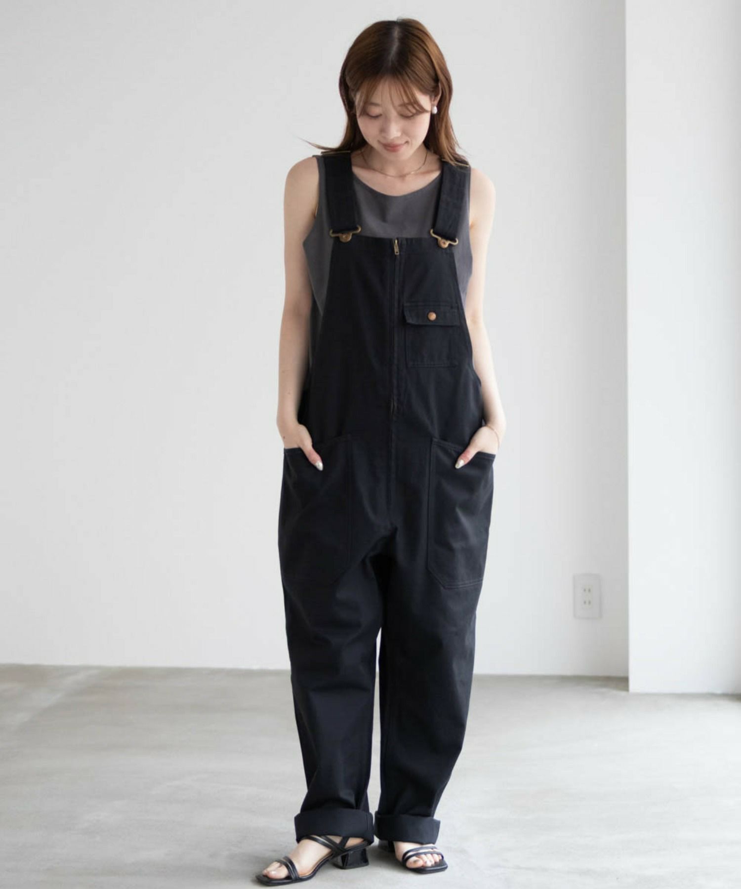 [期間限定価格]Dickies ジップオーバーオール メンズ商品画像-3
