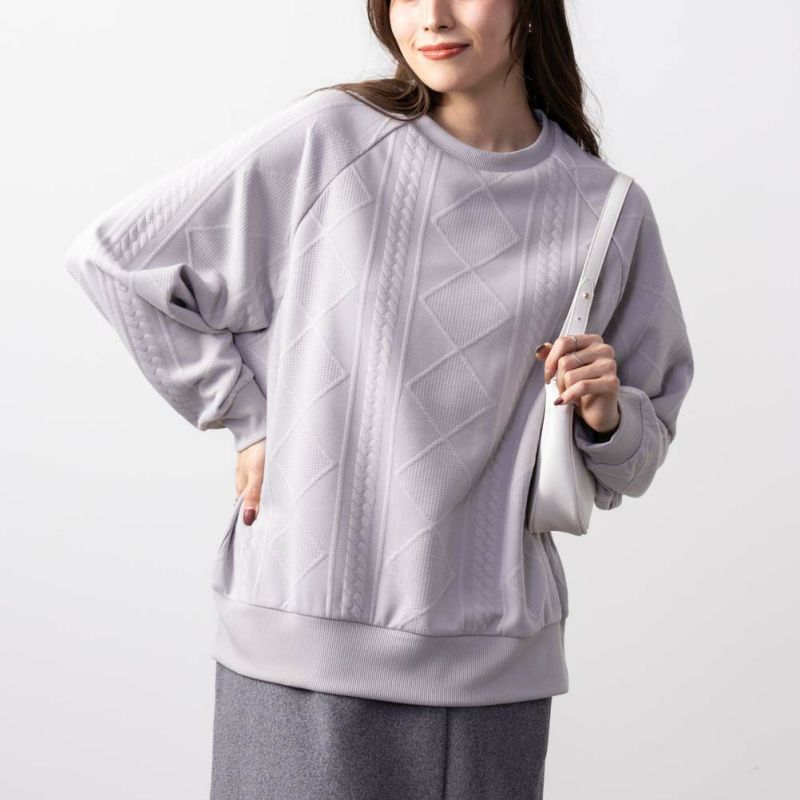 ジャガードトレーナー レディース商品画像-2