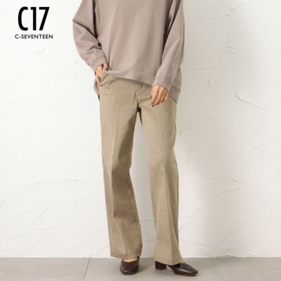 C17  LACHIC ワイドデニムパンツ レディース