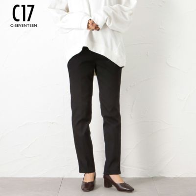 C17  LACHIC スリムテーパードパンツ レディース