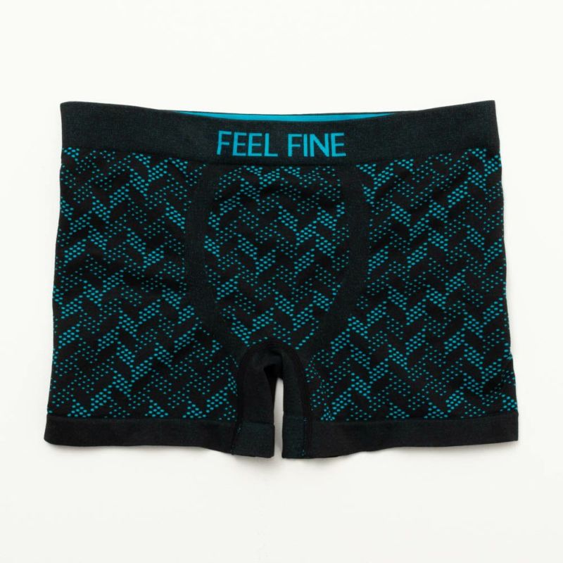 NAVY  へリンボン成型ボクサーパンツ メンズ メール便 対応商品商品画像-1