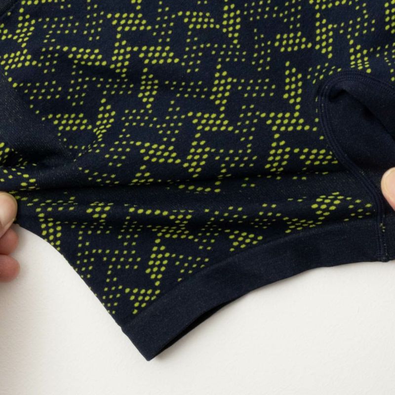 NAVY  へリンボン成型ボクサーパンツ メンズ メール便 対応商品商品画像-6