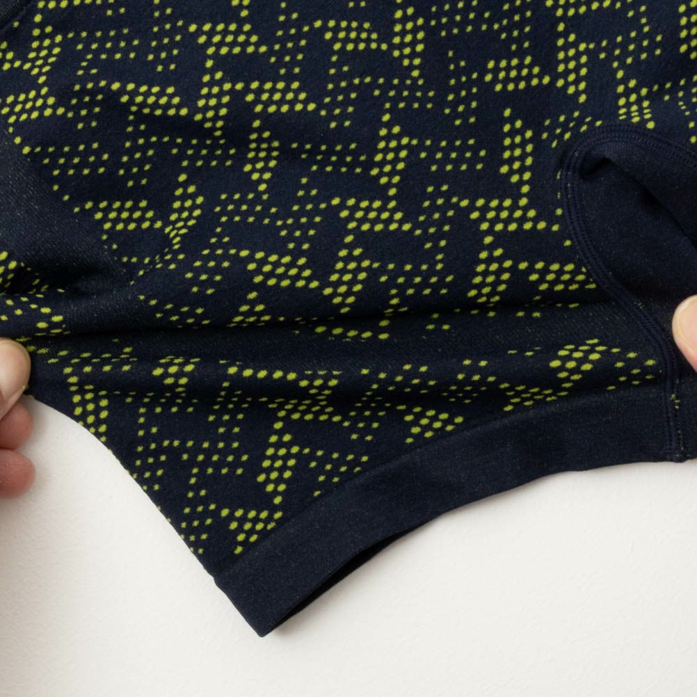 NAVY  へリンボン成型ボクサーパンツ メンズ メール便 対応商品商品画像-6